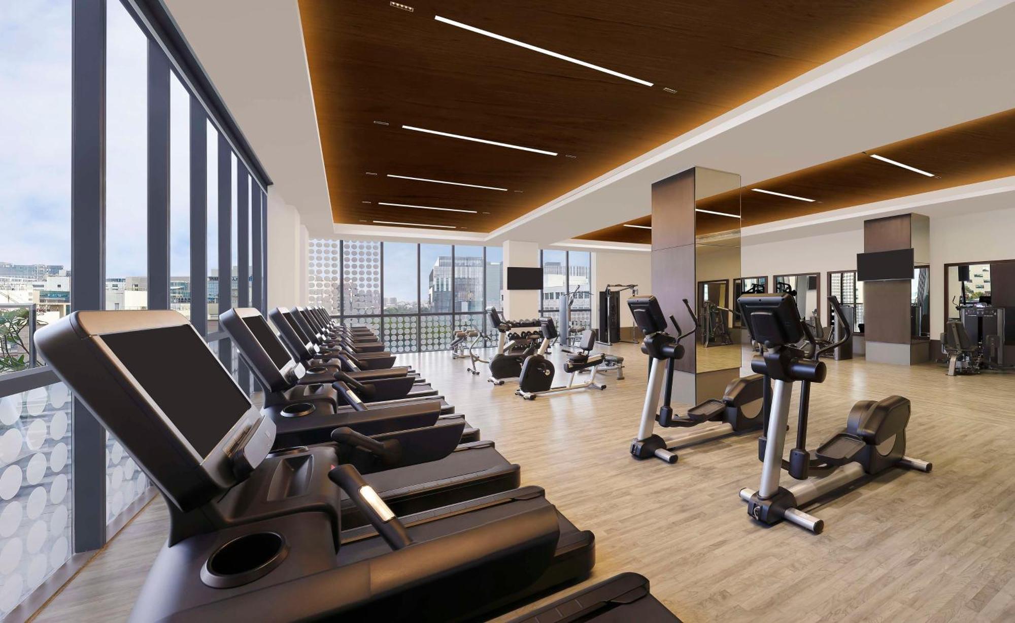Hilton Bengaluru Embassy Manyata Business Park Otel Dış mekan fotoğraf